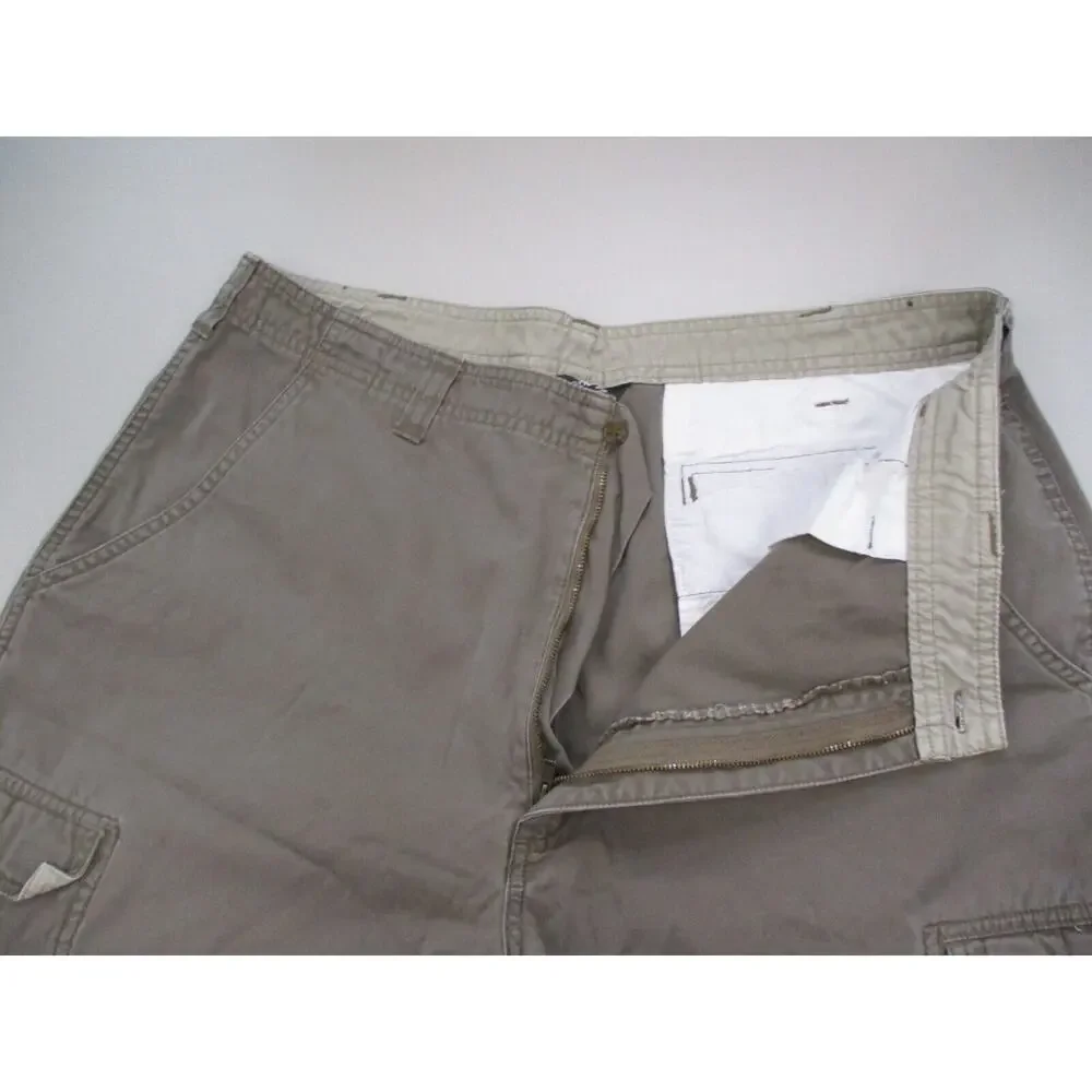 Woolrich Cargo Shorts Mens‎ 36x9 Green Kelp Cotton Vintage Utility Grunge